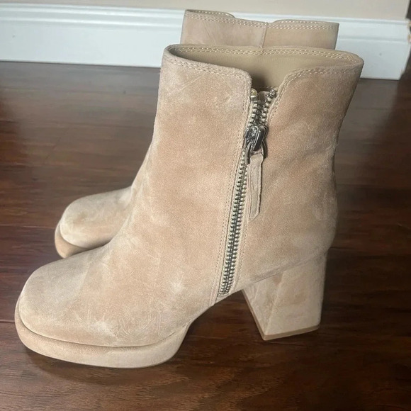 Steve Madden Tan Suede Boots-NWT- Size 8.5-party clique - Picture 3 of 13